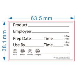 FOOD LABELS - HACCP-COMPLIANT and Biodegradable labels